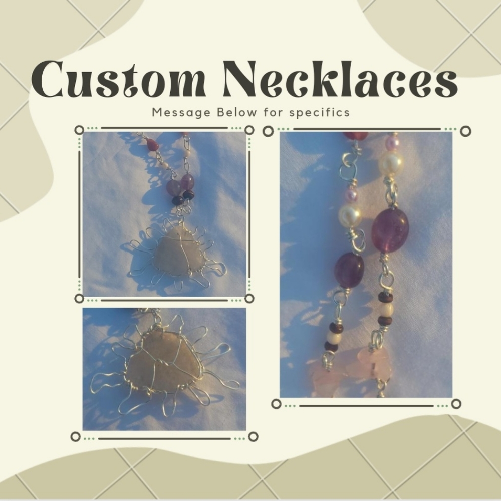 Custom Made Crystal Necklaces